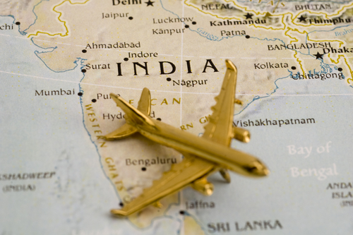 India-aviation-map
